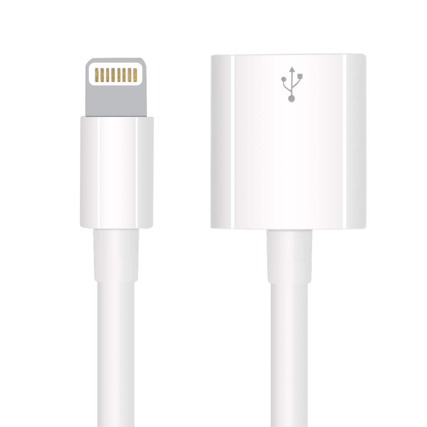 TechMatte Apple Pencil Flexible Charging Adapter for iPad Pro (Cable - 1 Foot)