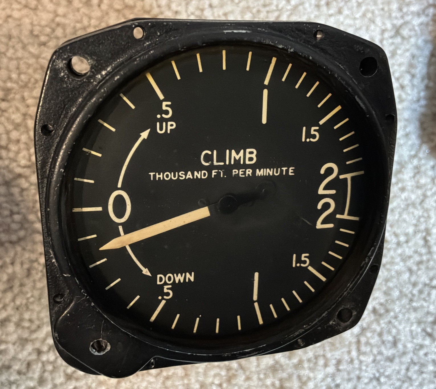 Karnish Instruments AC-135 Rate of Climb Indicator Vertical Speed VSI Gauge