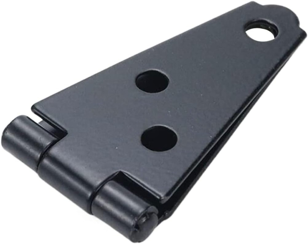 2" Strap Hinges Heavy Duty Gate Hinges,Black,6Pcs | Cabinet Latch Door Hinge wit