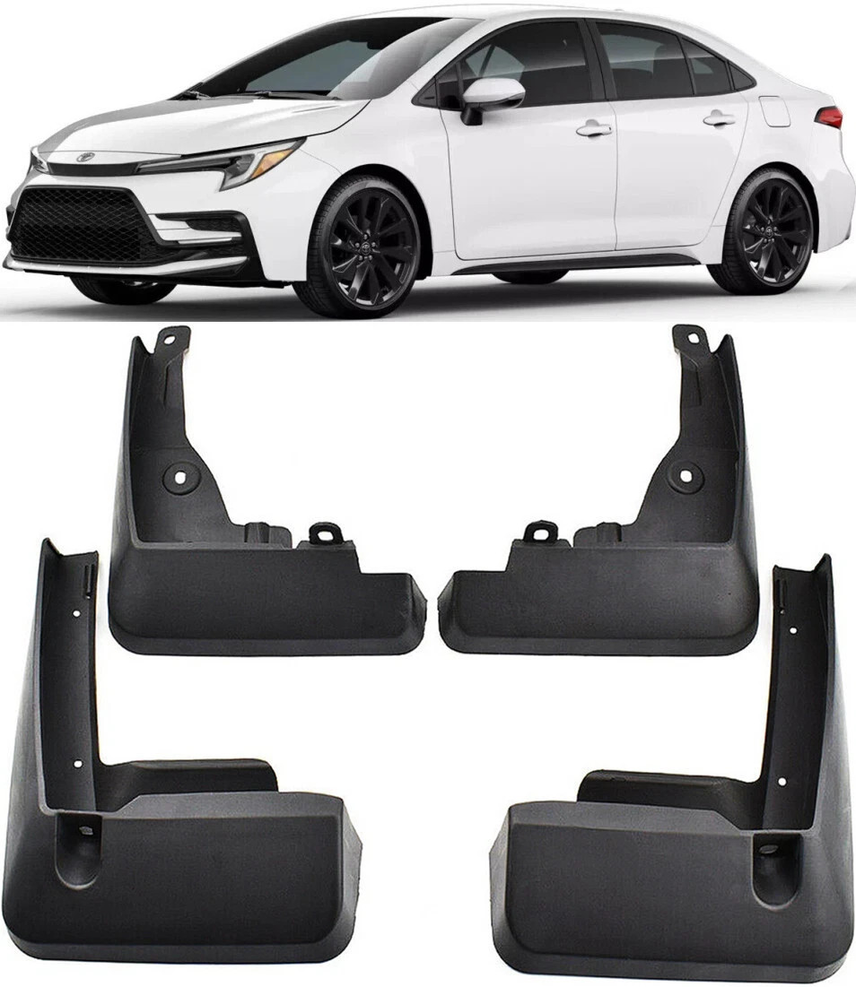 Genuine Full Set Splash Guards Mud Flaps For 2019-2026 Toyota Corolla E210 Sedan