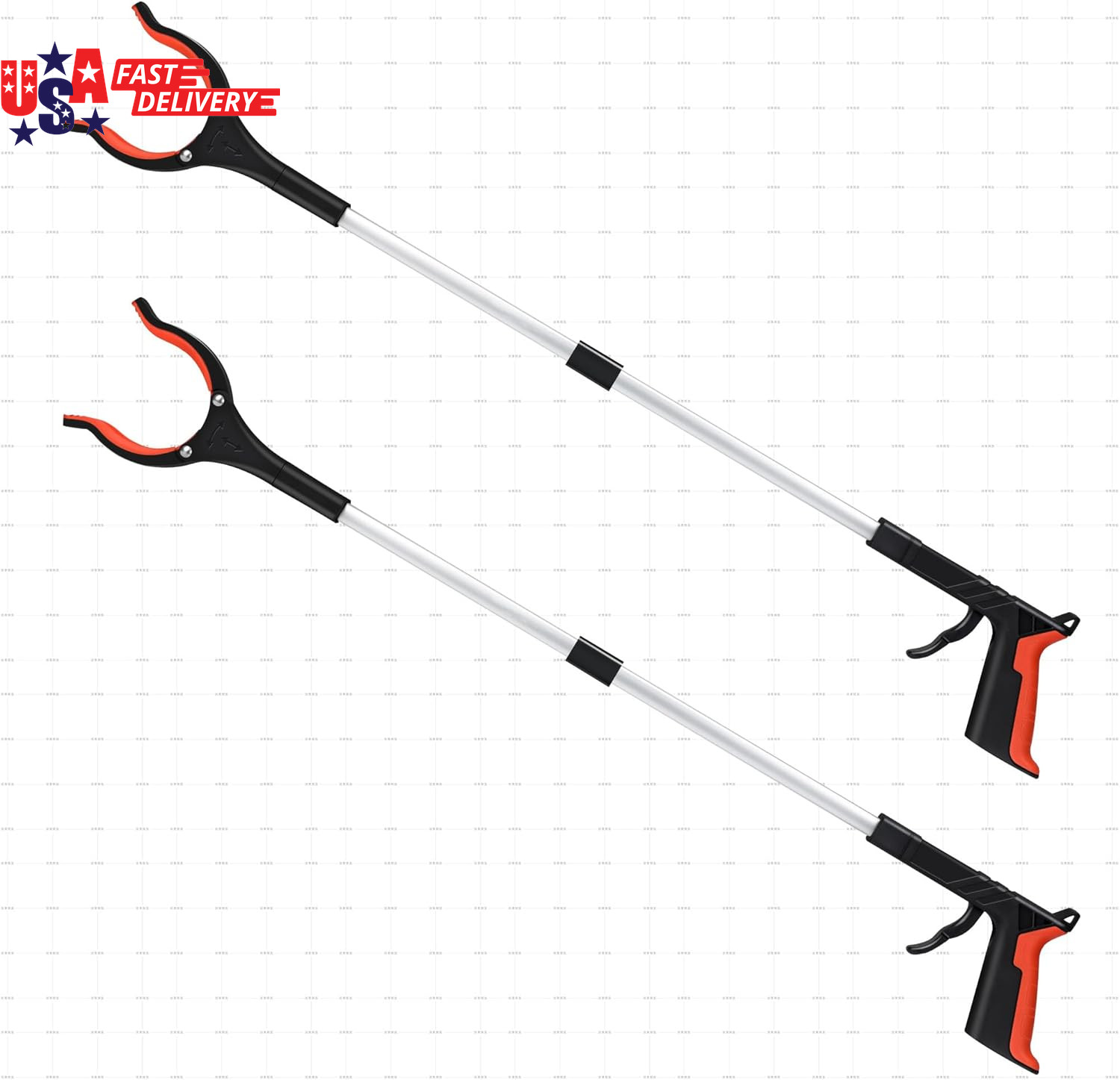 Grabber Reacher Tool, 32" Grabbers for Elderly, Lightweight Extra Long Handy Tra