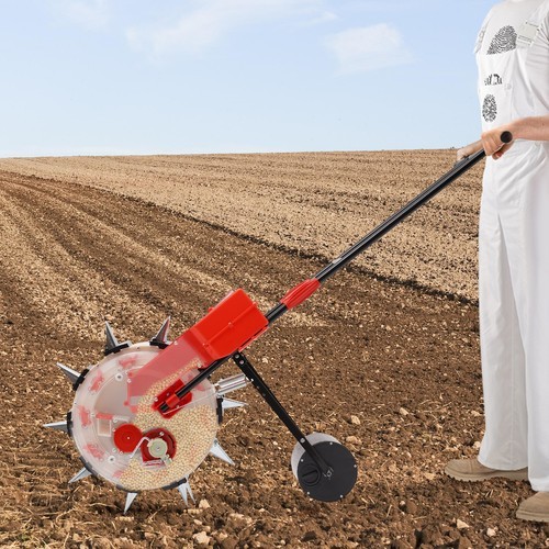 Manual Seeder Hand-held Seeding Machine Precision Garden Seed Planter Spreader