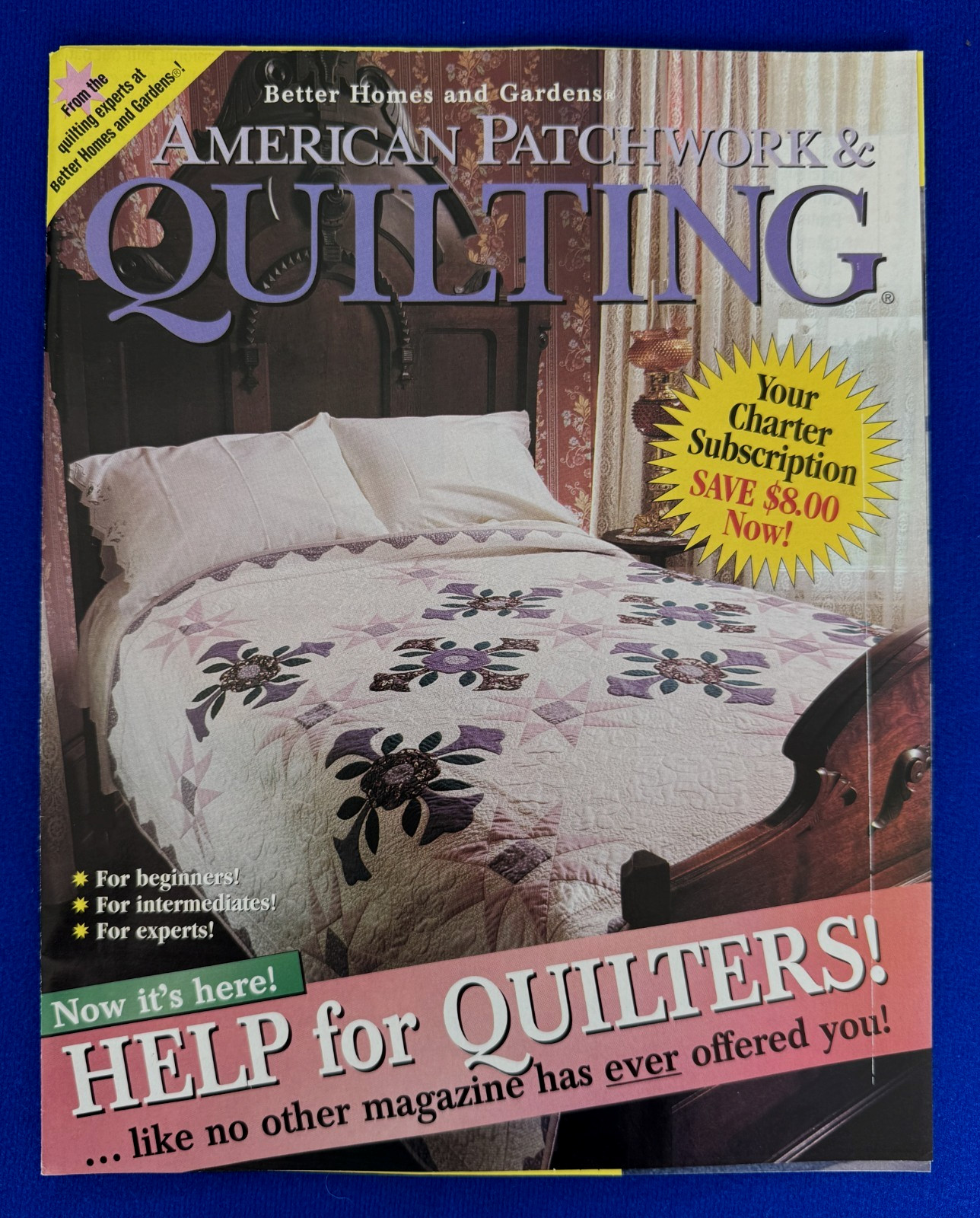 2000 Better Homes and Gardens American Patchwork & Quilting Ad Subscription