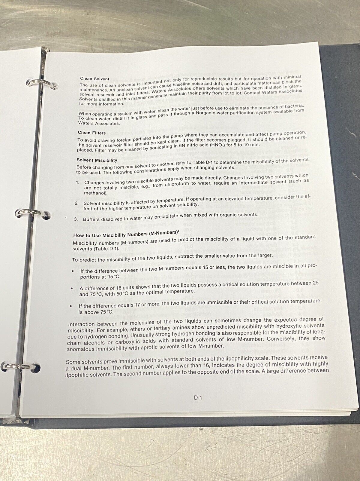 Waters 590 Programmable Solvent Delivery Module - Users Guide / Manuals