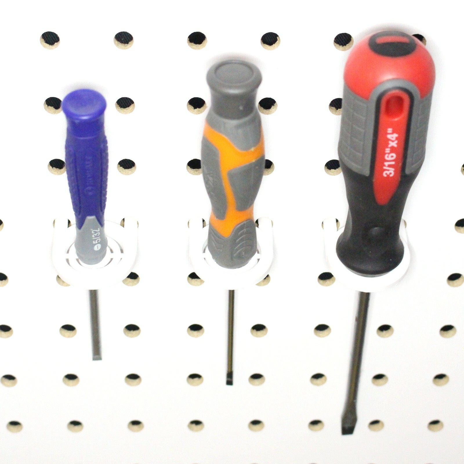 Florescent Pink Plastic Pegboard Multi-Purpose Tool Holder PEGBOARD NOT INCLUDED