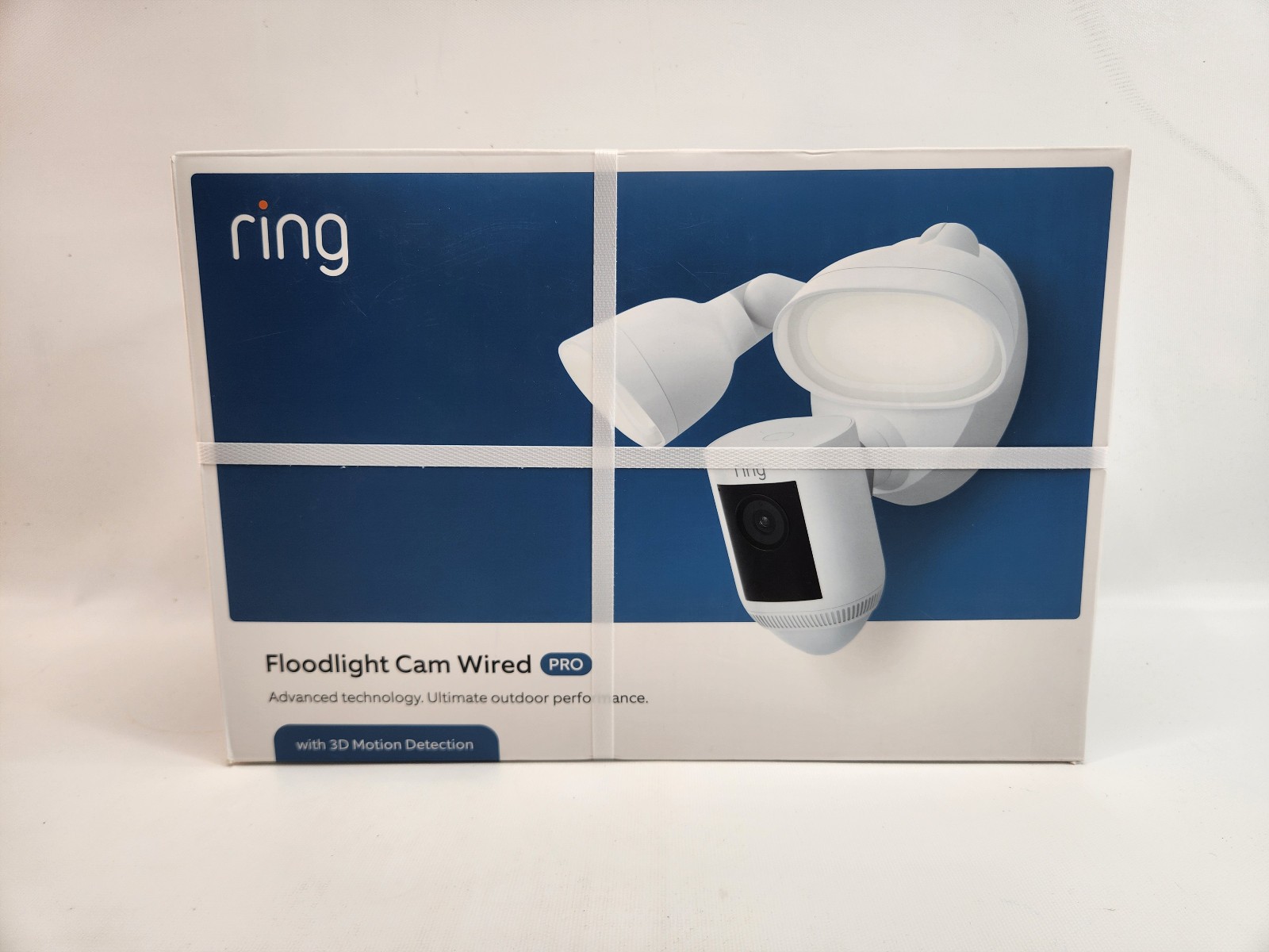 Ring Floodlight Camera Pro w/ 2K Video and Ring Vision - New Sealed