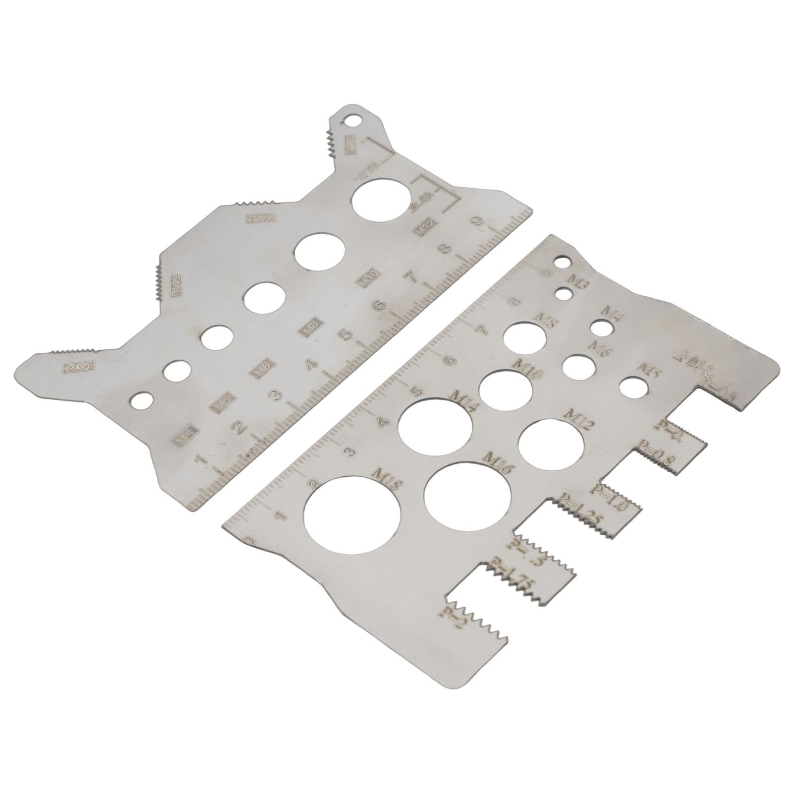 2PCS Screw Thread Pitch Gauge for Measuring Various Screw Specifications