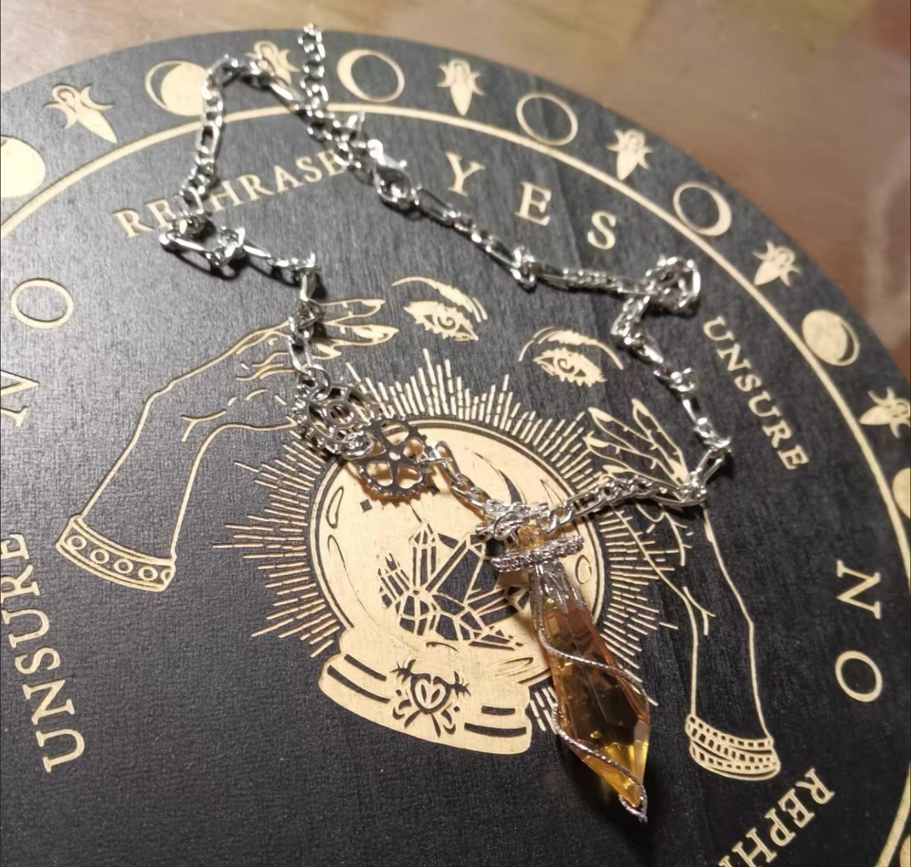 Lord of the Mysteries Klein Moretti Pendant Pendulum Necklace