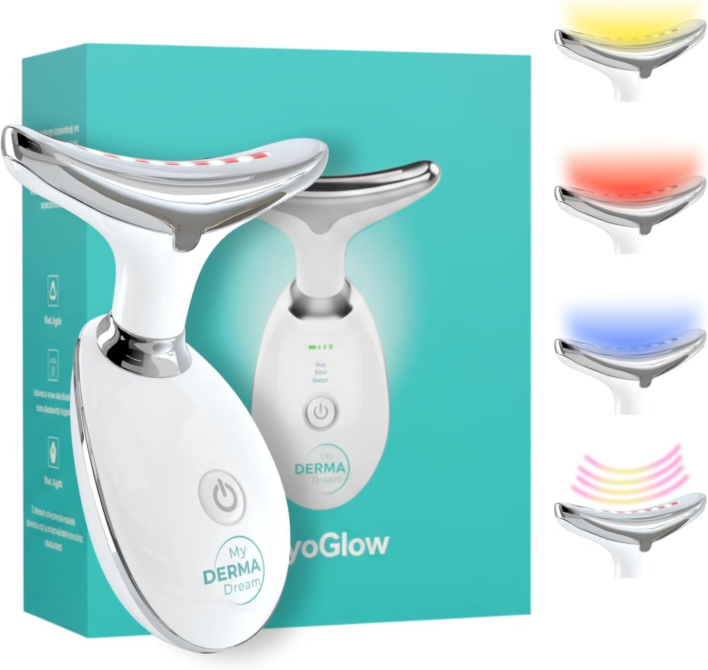 Myoglow by MDD | Neck, Face, Arms, and Legs Skin Tightening and Lifting Lymphati