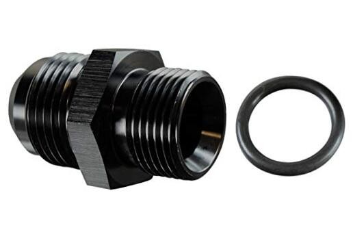 LS Truck Turbo Oil Drain Pan Adapter -10AN Hose to Oil Pan 551208