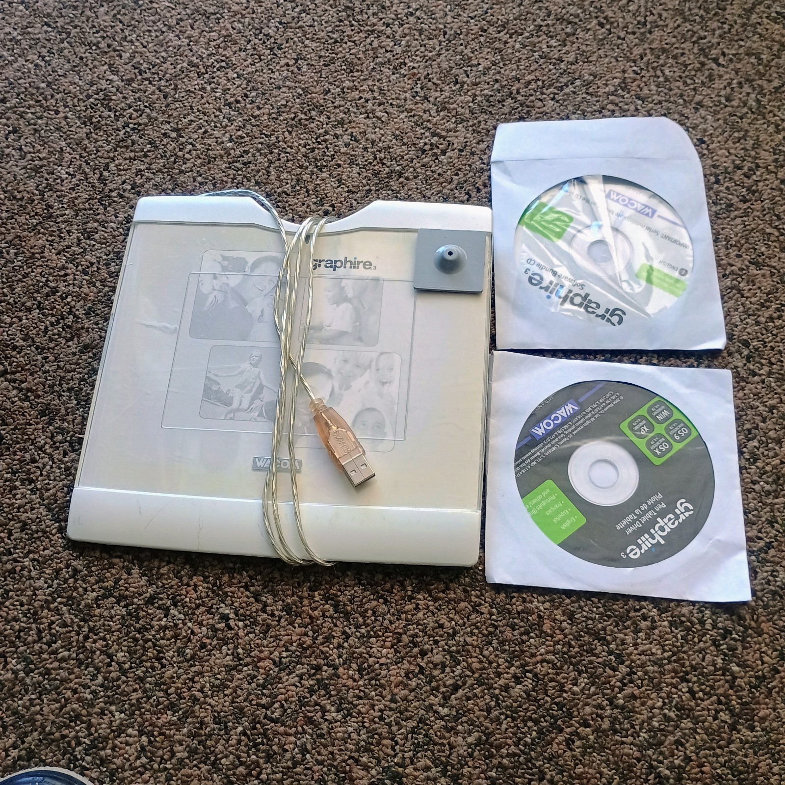 Wacom Graphire 3 Tablet With Install Discs