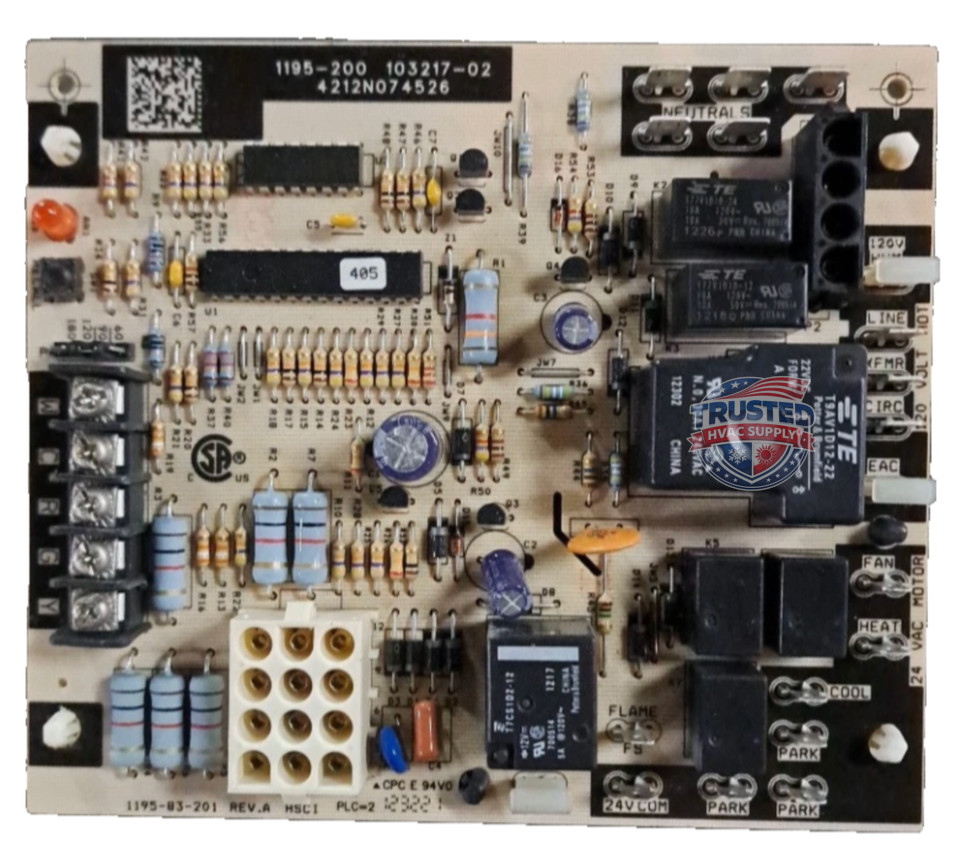 1195-200 Furnace 103217 Control Circuit Board 103217-02