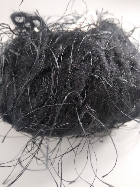 Moda Dea PRIMA Eyelash Yarn - Black #3012 NEW