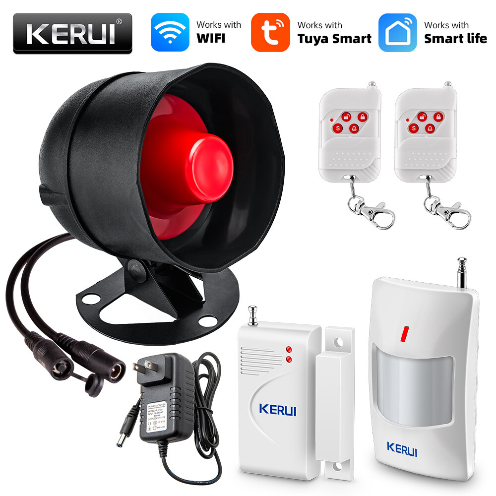 KERUI Wireless Home Shop Alarm Security System Alert Garage Burglar Door Sensor