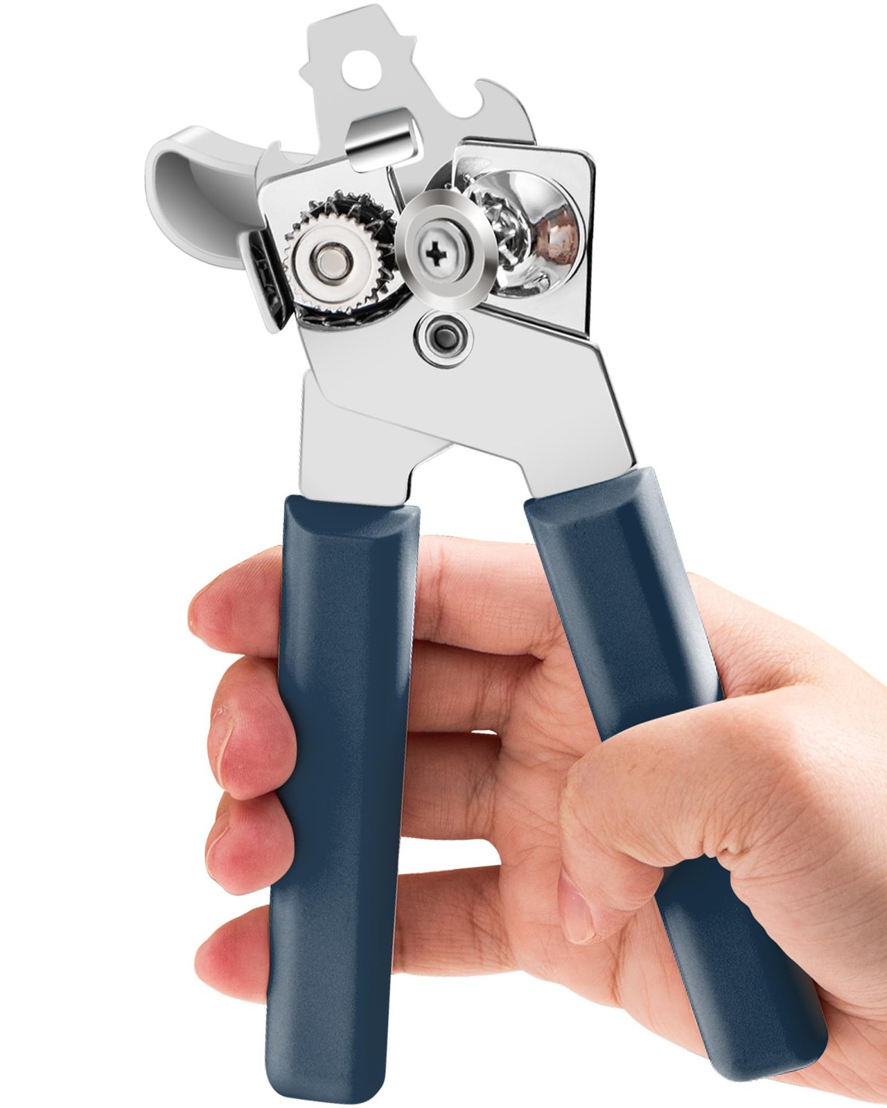 Can Opener Manual, Can Openers Hand Held with Comfort AntiSlip Handles, Heavy...