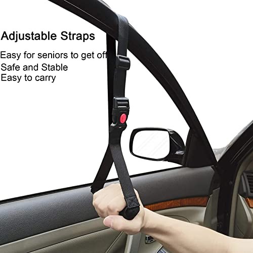 5 in 1 Vehicle Support Handles Elderly Portable Blue-with nylon handle