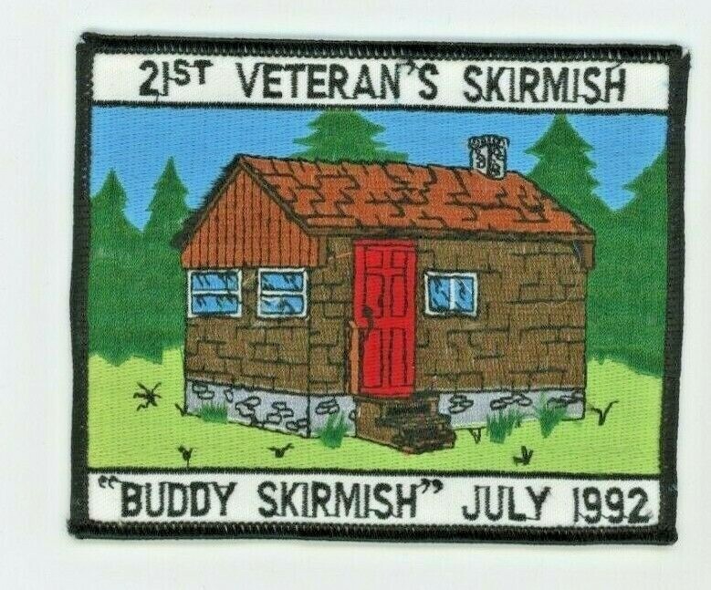 Vintage North South Skirmish Patch  21ST VETERAN'S  "BUDDY SKIRMISH" JULY 1992