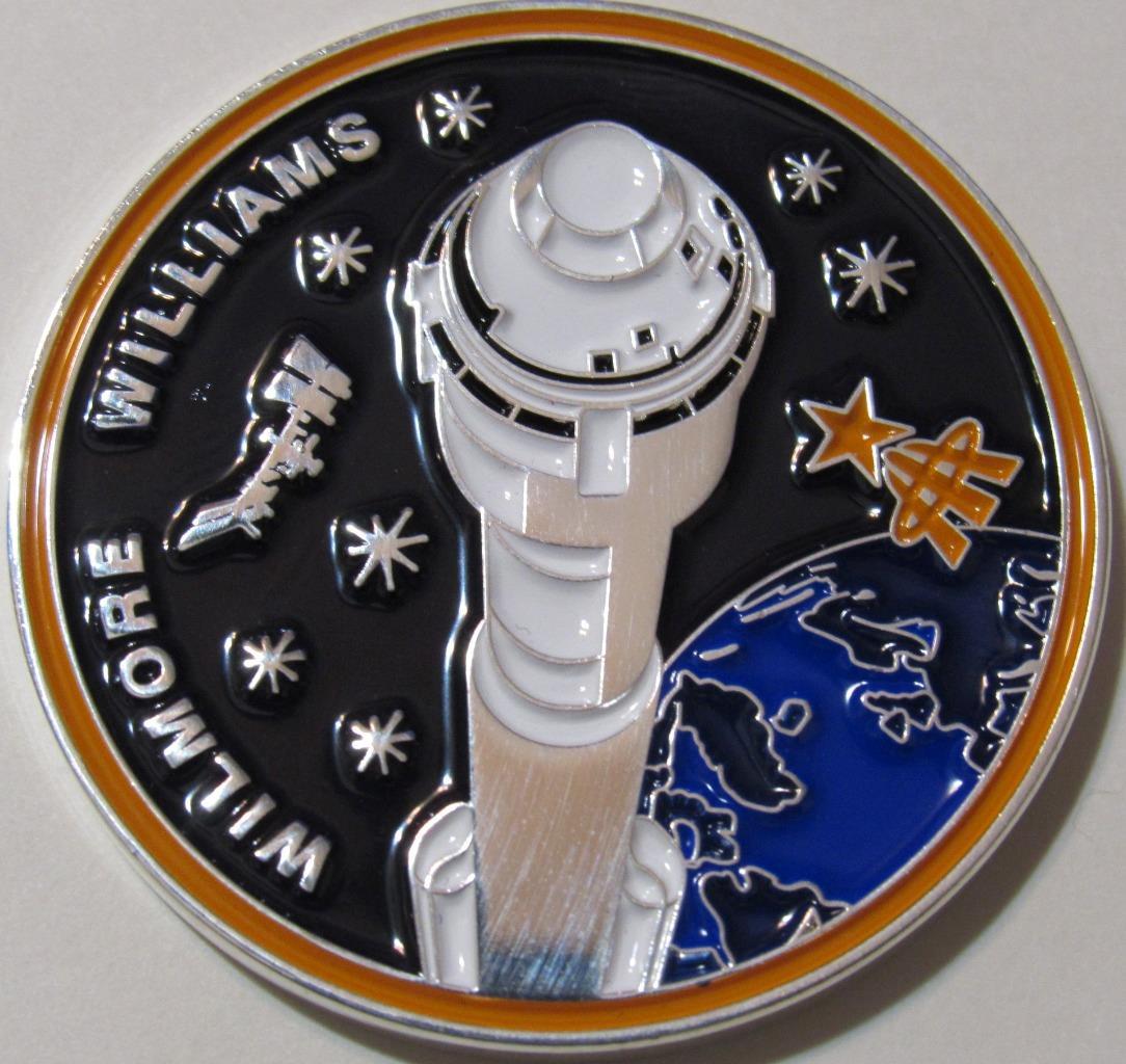 STARLINER CFT BOEING NASA ATLAS CREW TEST FLIGHT CHALLENGE COIN WILMORE WILLIAMS