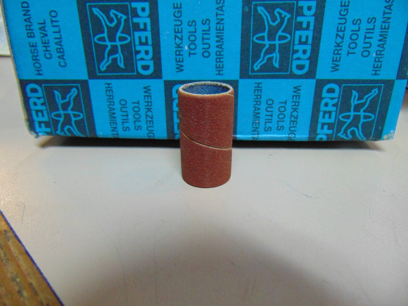 PFERD 41074 5/8" x 1 1/8"  Spiral Band Cylindrical Aluminum Oxide 240 Grit 100pk