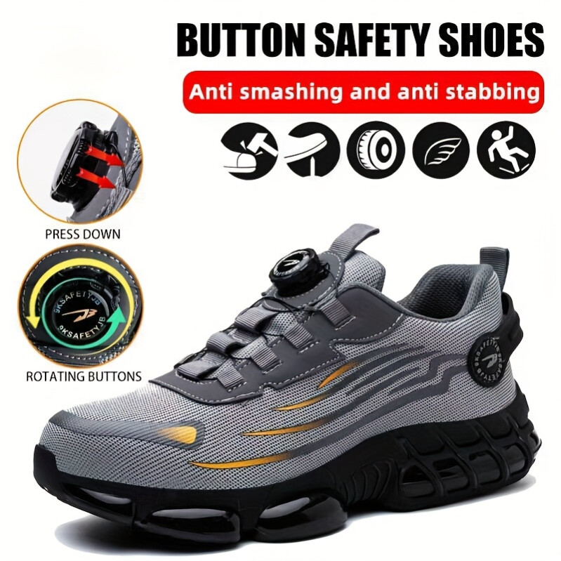 Mens Work Safety shoes Steel Toe Boots Work Sneaker Botas De Trabajo Para Hombre