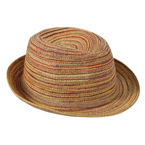 Summer Fedora Sun Hat UV Protection Short Brim Beach Hat Multi-colored Child
