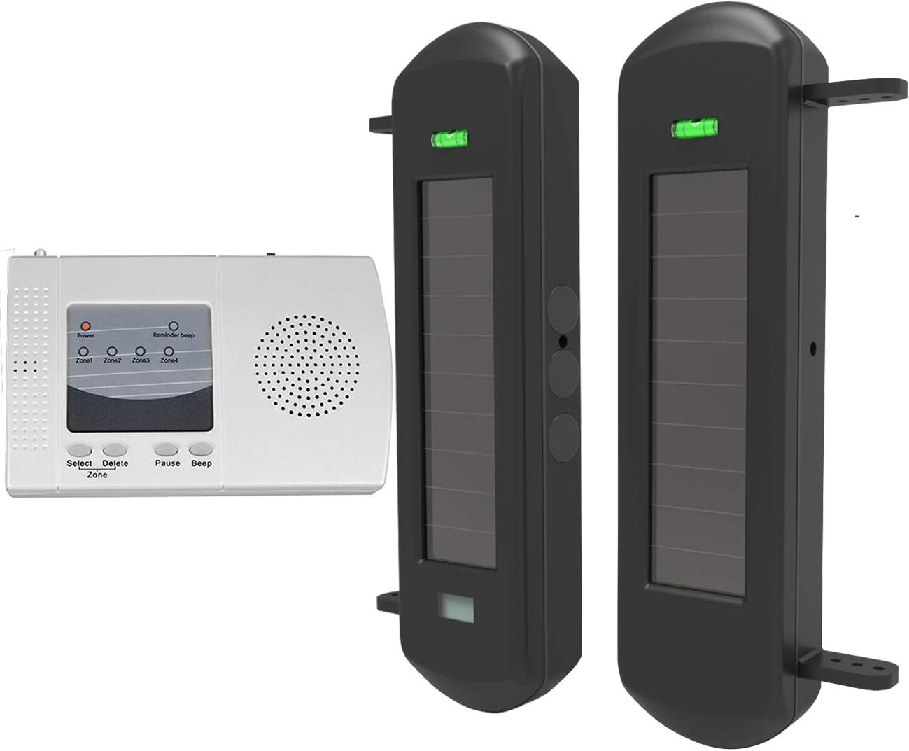 Solar Wireless Driveway Alarm System-1/2 Mile Long Transmission Range-300 Feet W