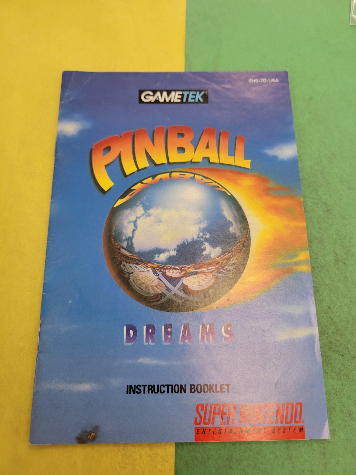 pinball dreams snes manual