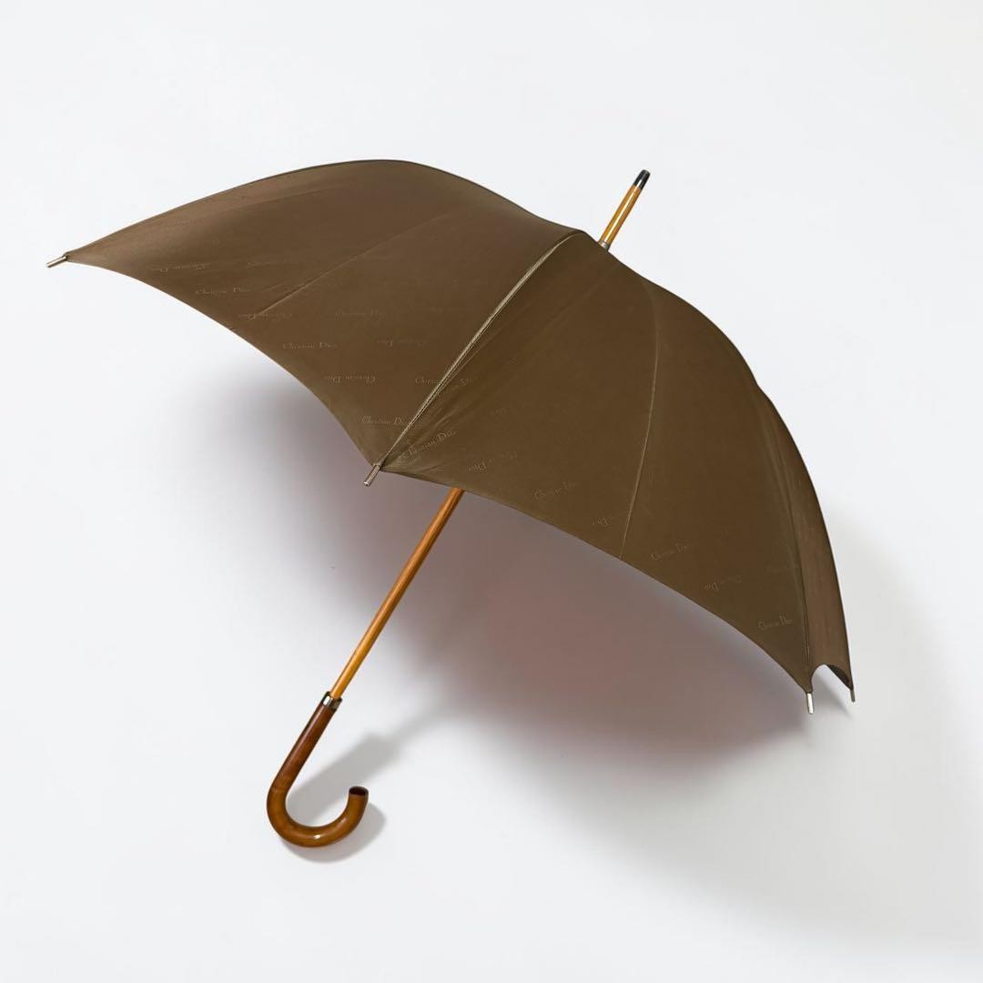 Christian Dior Gradient Logo Long Umbrella