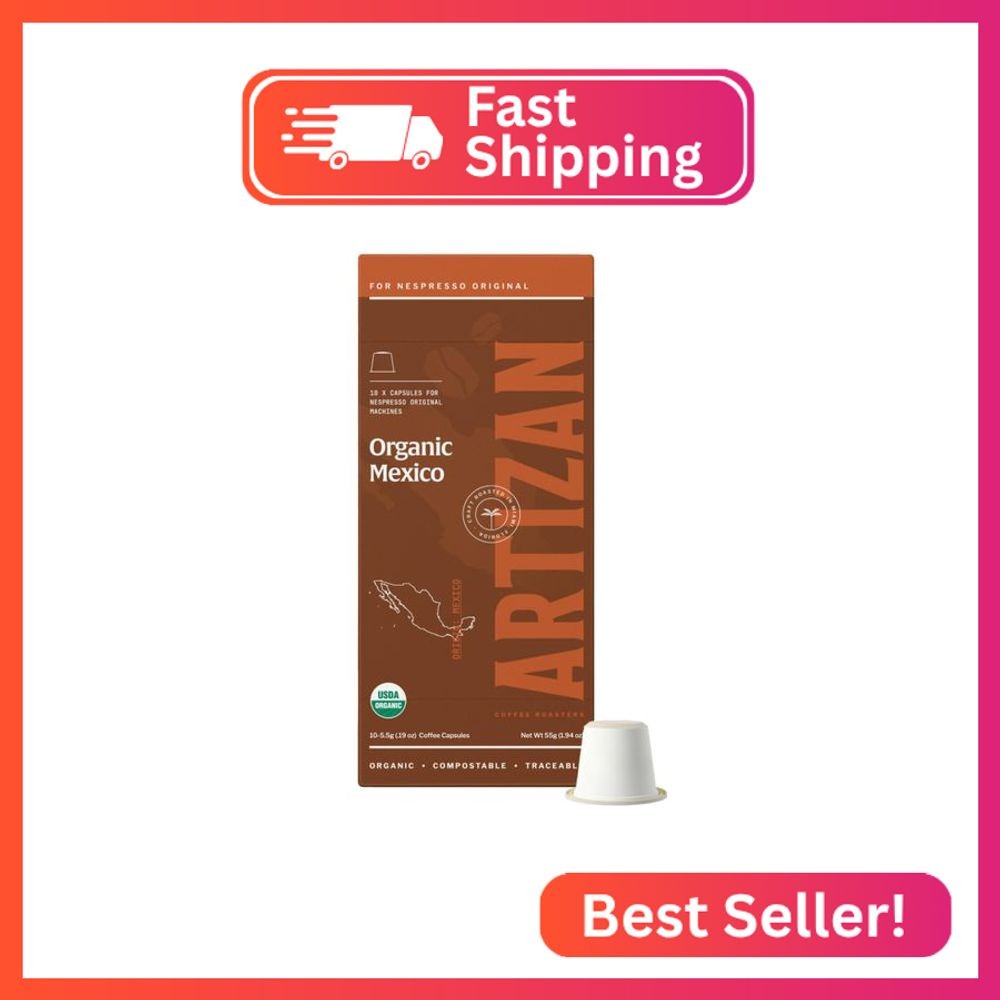 Artizan Coffee USDA Organic Espresso Coffee Capsules For Nespresso Original | Me