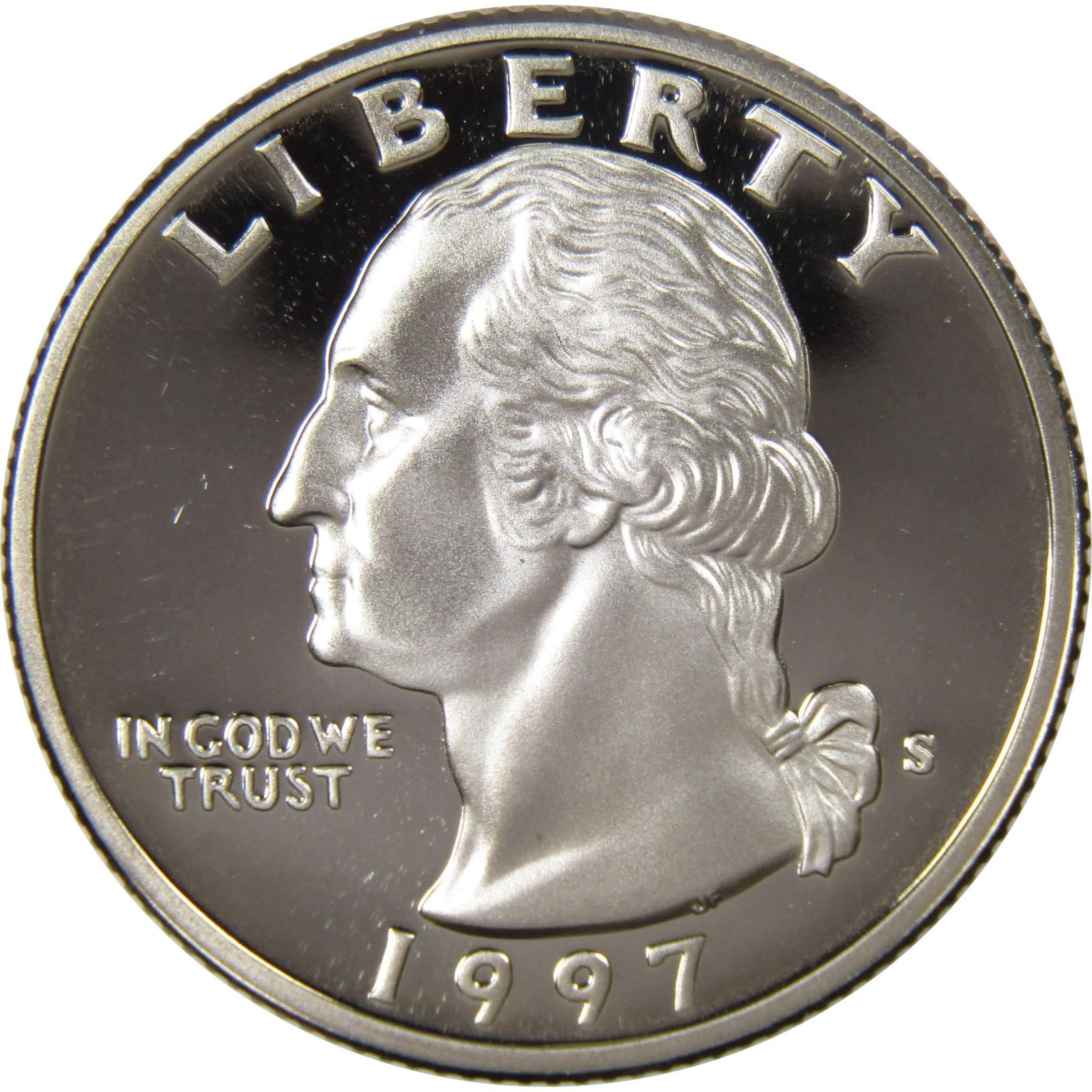 1997 S Washington Quarter Choice Proof Clad 25c US Coin Collectible