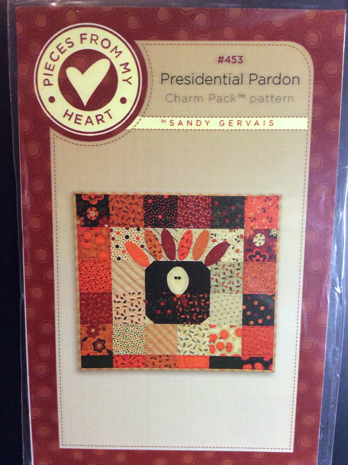 PRESIDENTIAL PARDON WALL QUILT & TABLEMAT PATTERN BY PIECES FROM MY HEART