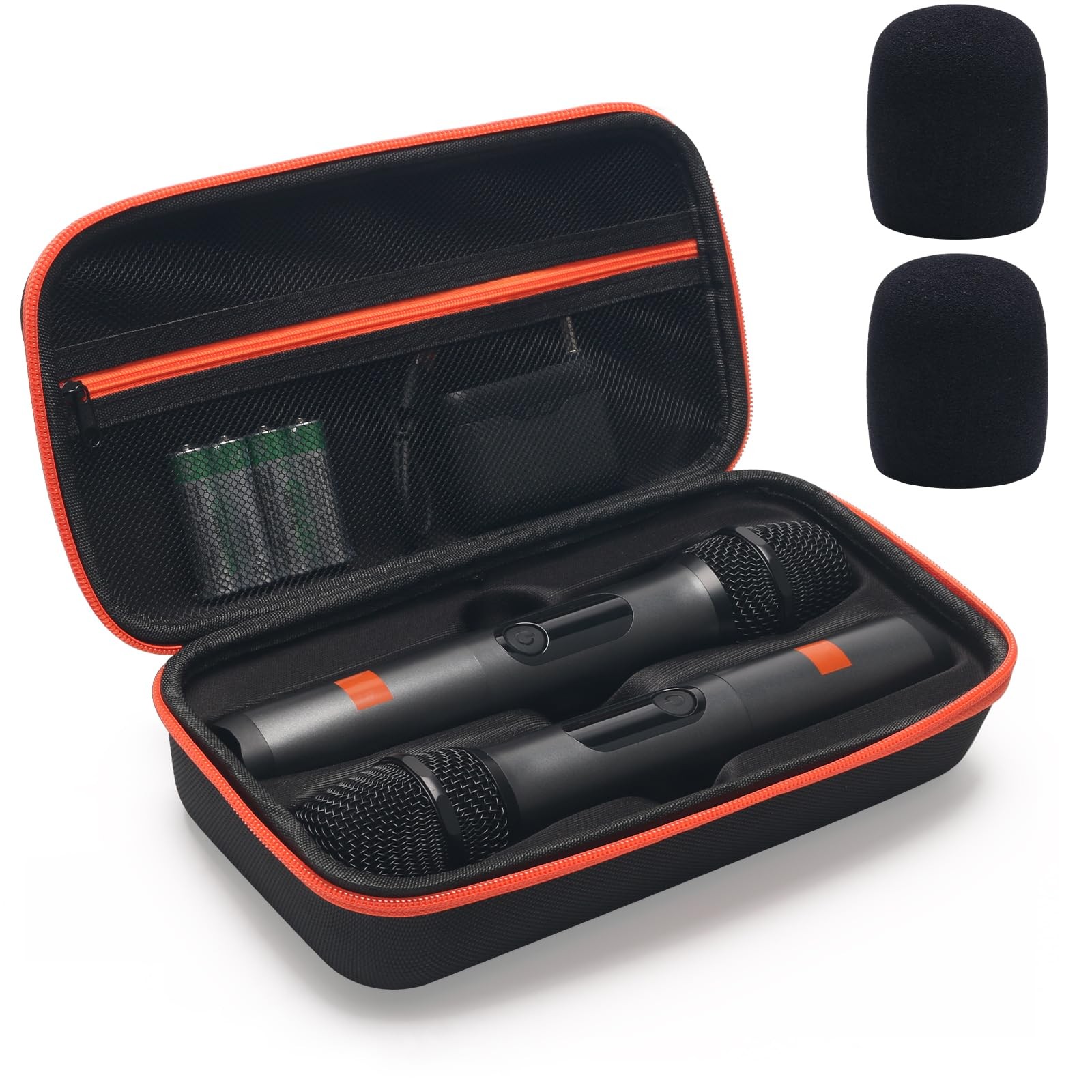 Coitak Wireless Microphone Case for JBL 2 Medium, Black