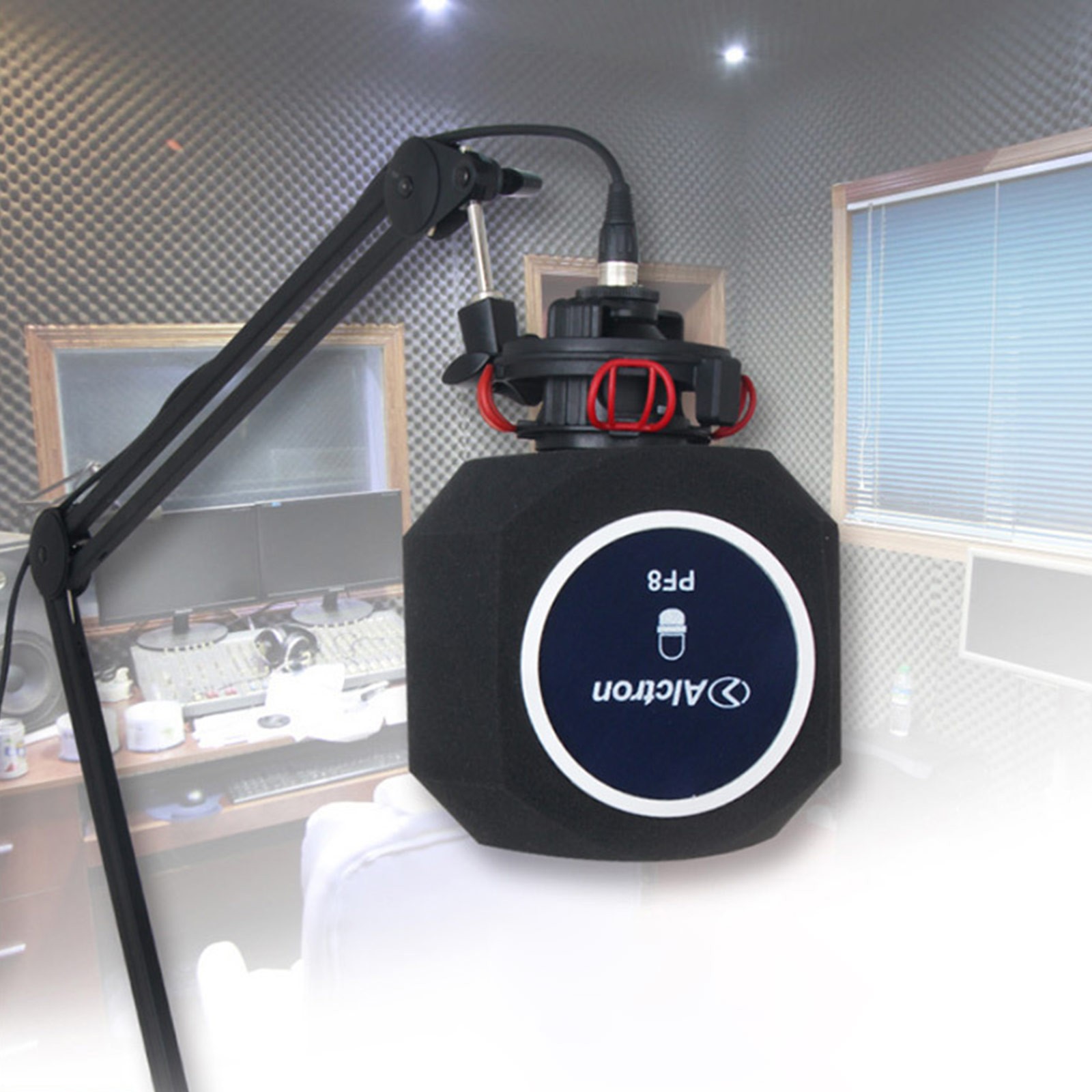Alctron Pf8 Studio Microphone Screen Acoustic Sponges Soundproof Record FilterA1