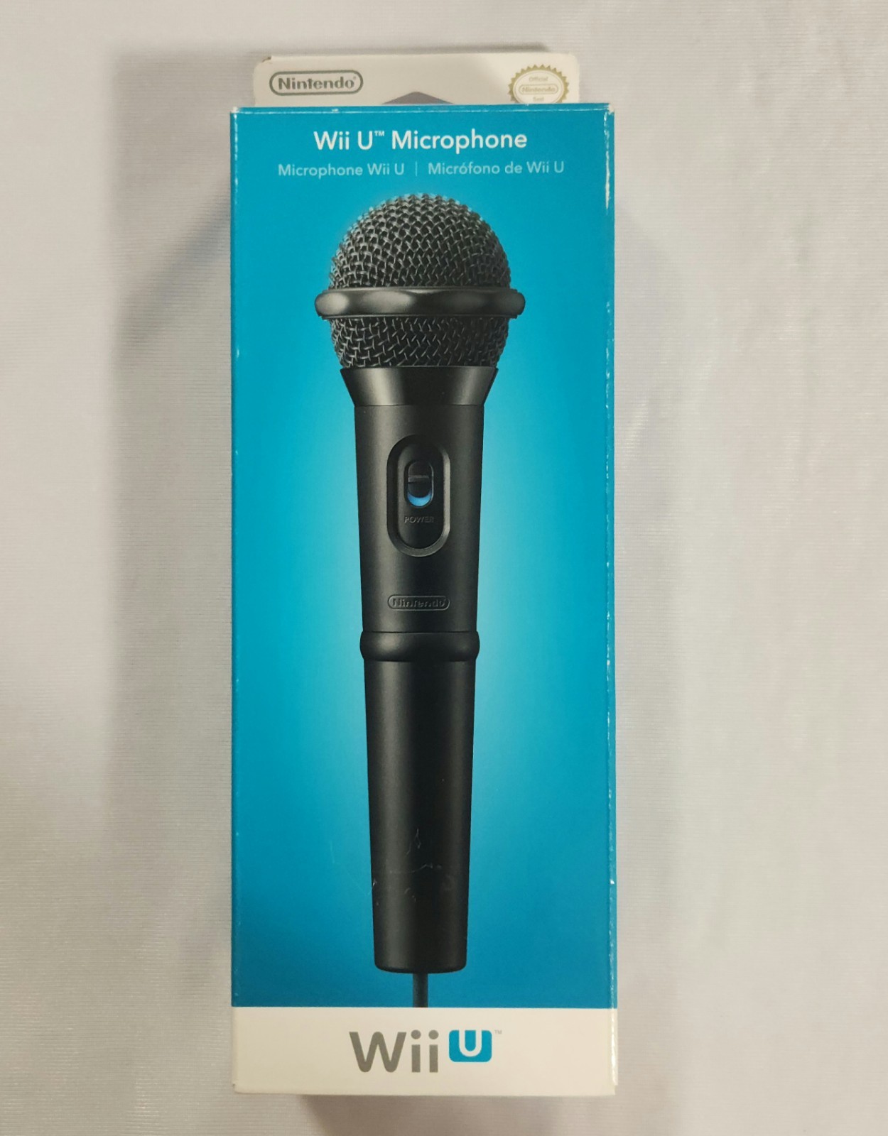 Wii U Microphone WUP-021 Black (Nintendo Wii U, 2012) Brand New Factory Sealed