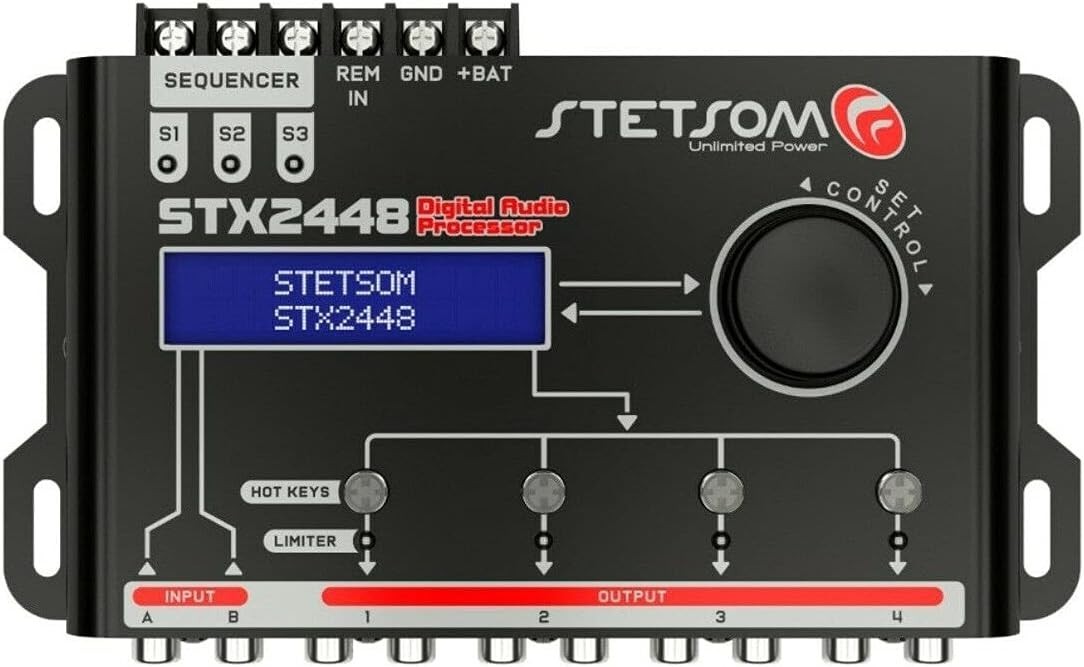 Digital Signal Processor with 15-Band Equalizer and Variable Frequency Crossover