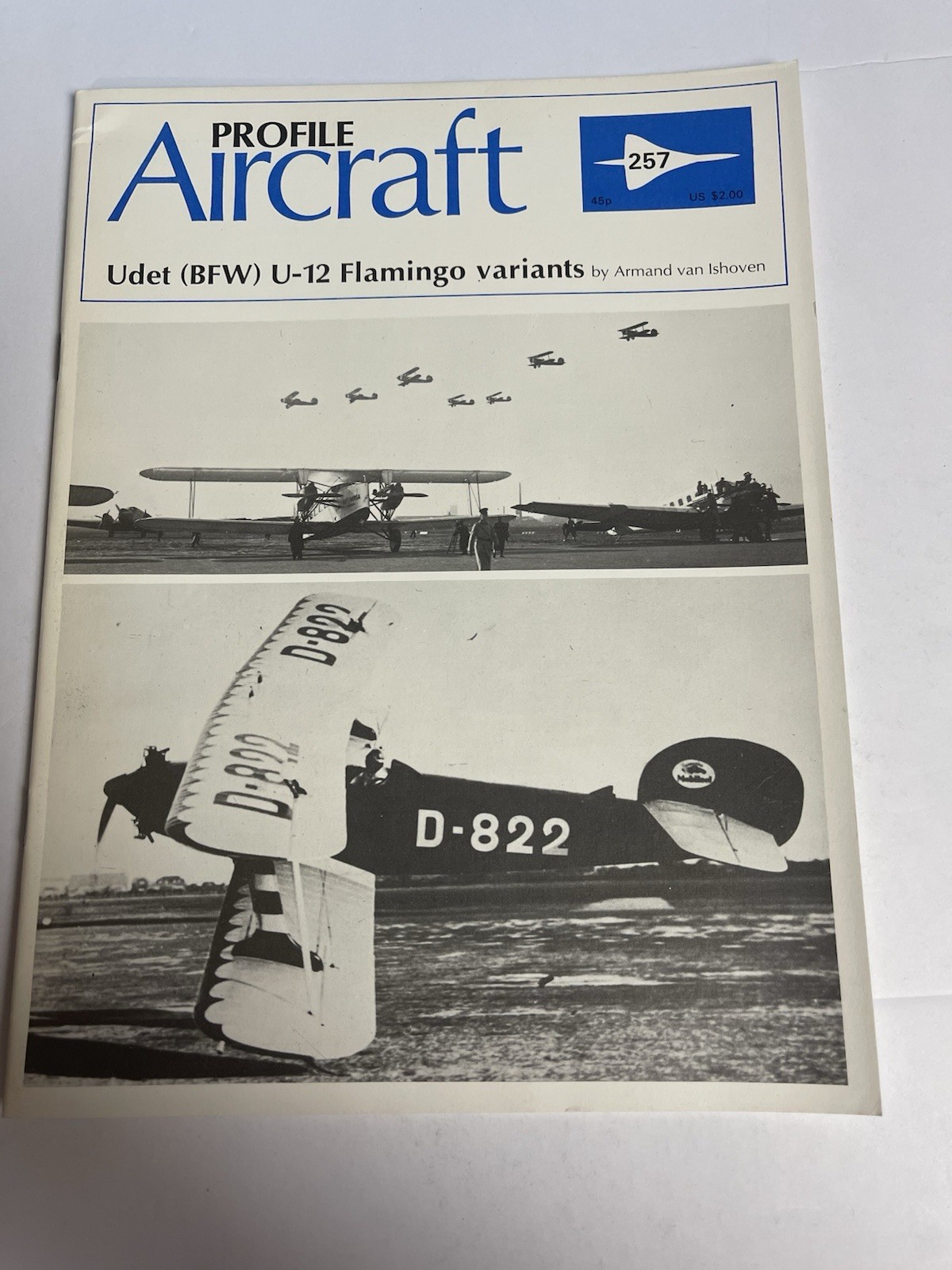 Aircraft Profile 257 Udet (BFW) U-12 Flamingo variants Profile Publications (Box