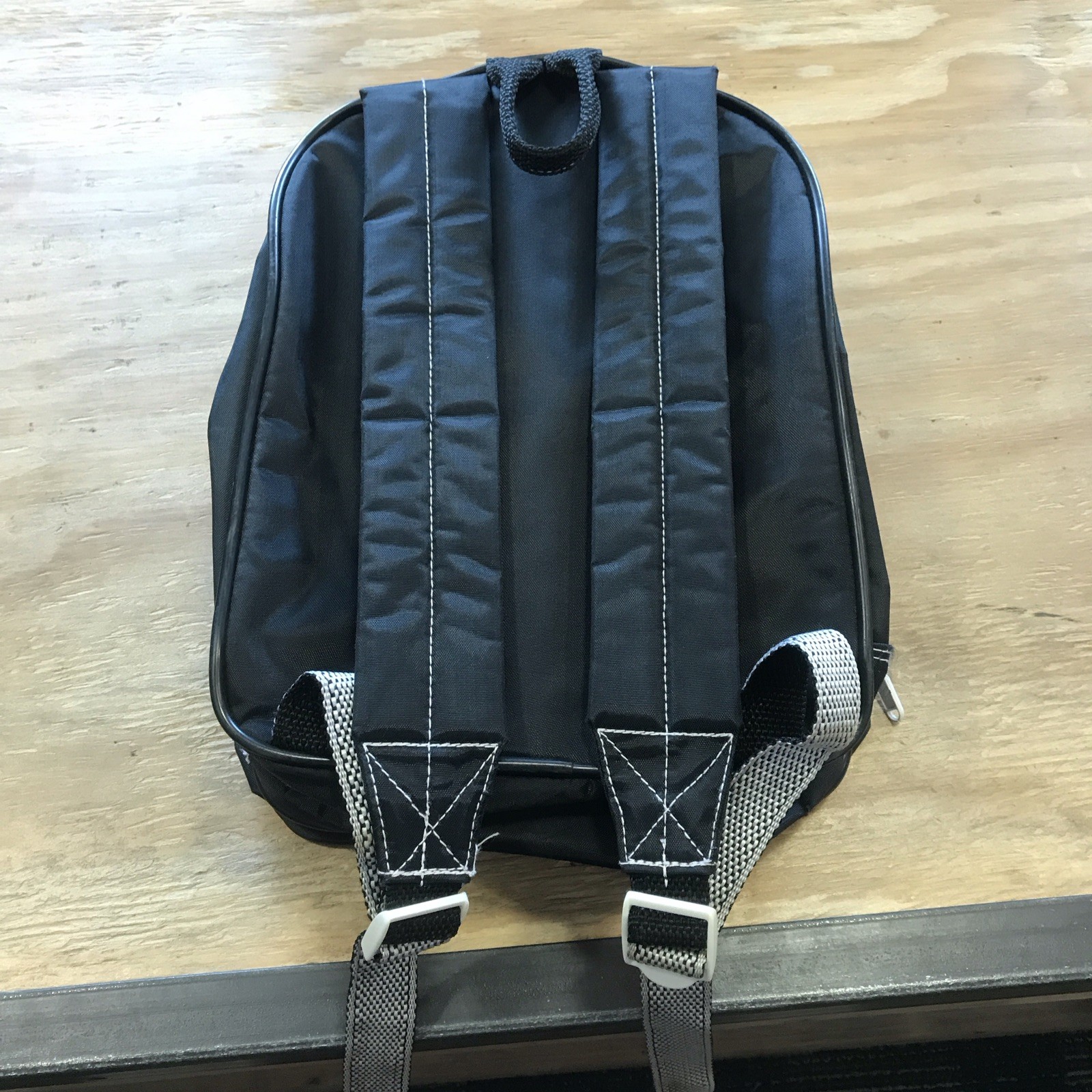 Vintage Adidas Black & White Backpack Small Nylon Unisex Mini Adjustable Straps
