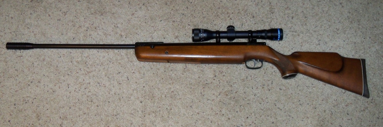 .177 Beeman R1 Sport Air Gun Rifle West Germany 66R 2-7X32 Blue Ribbon Scope R 1