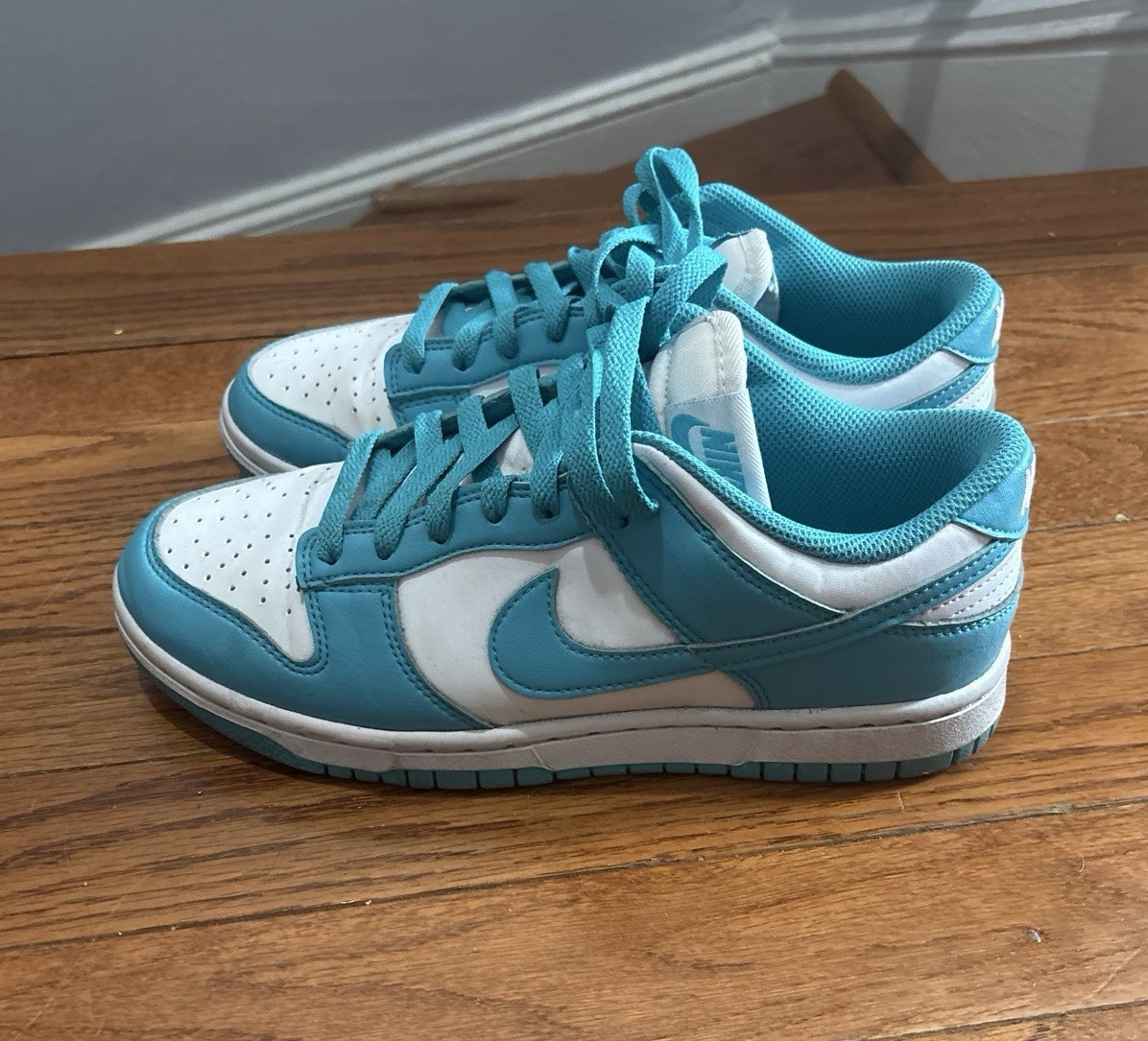 Nike Unisex Adults Low Top Lace-Up Athletic Sneakers Blue/White