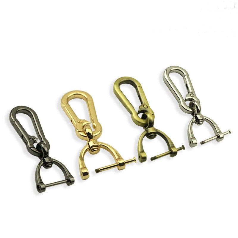 Bag Clasps Detachable Openable Screw Lobster Clips Bag Strap Belt Key Ring 19 mm