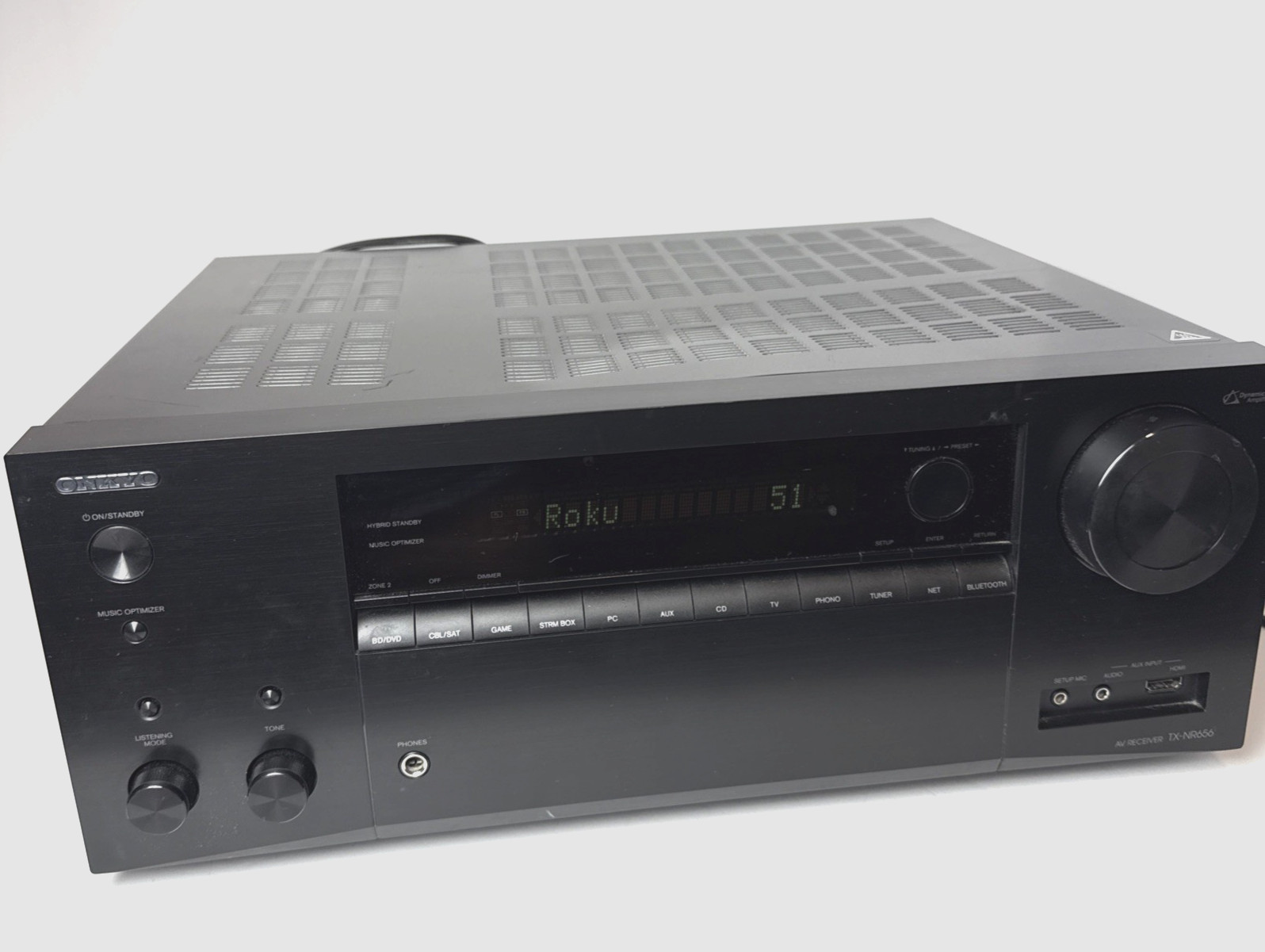 Onkyo TX-NR656 7.2 Channel AV Receiver 4K HDMI Dolby Atmos Tested Read Descripti