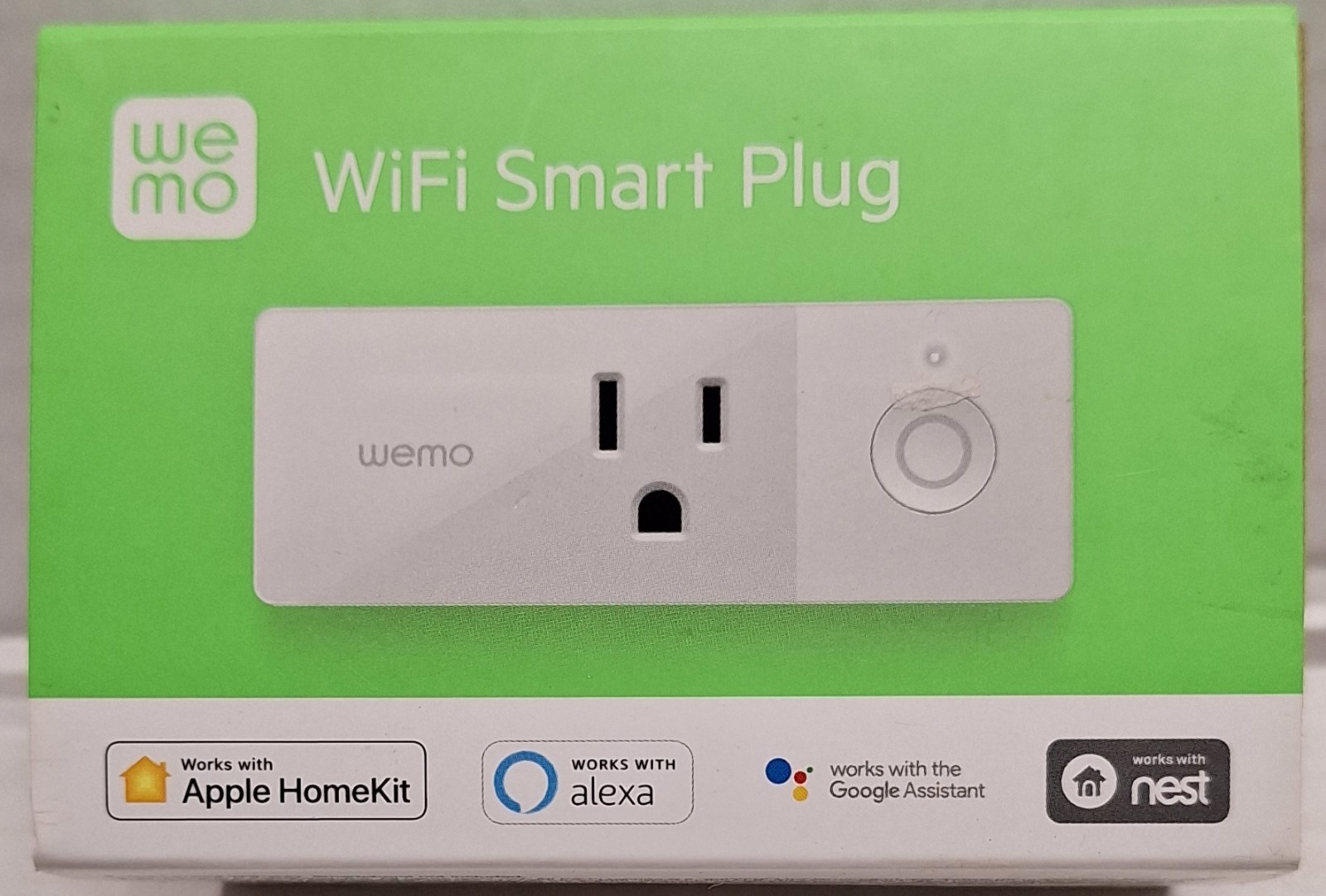 WeMo Mini Wi-Fi Smart Plug - White (F7C063) - NEW