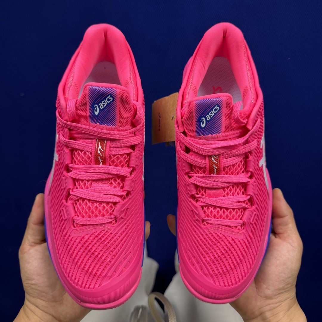 ASICS Court FF 3 Novak Bright Rose White 1041A220-700 Men's Size 4-11.5