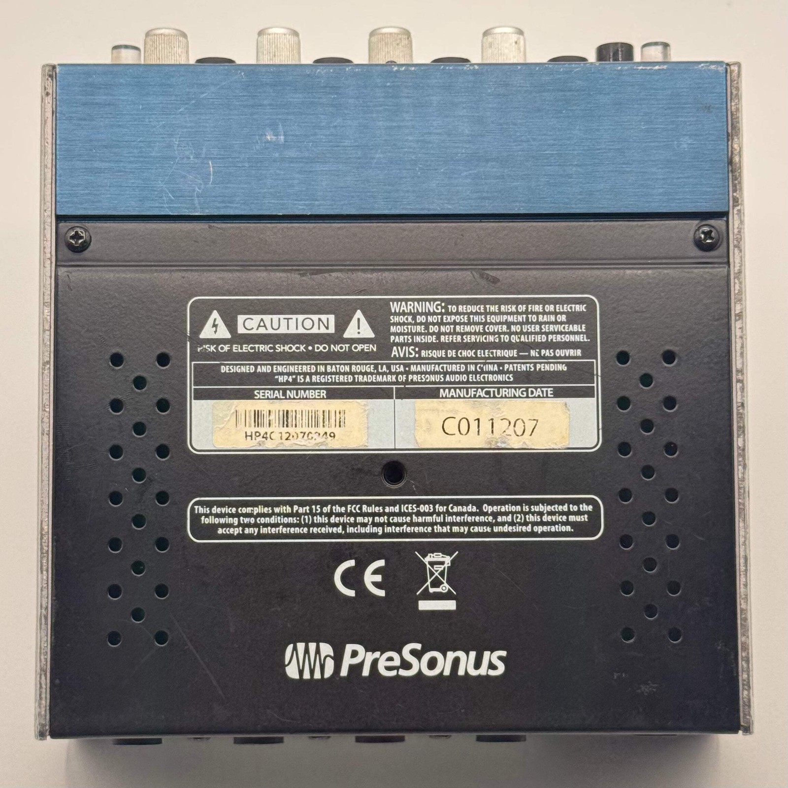 PreSonus HP4 DJ Mixer Black