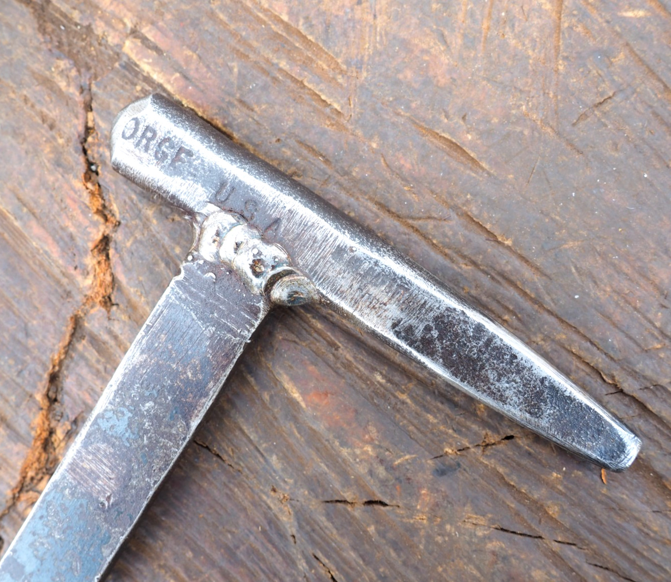 EXC 14" FARRIER BOB PUNCH "BLOOM FORGE USA" TOE CLIP HORSESHOEING EQUINE