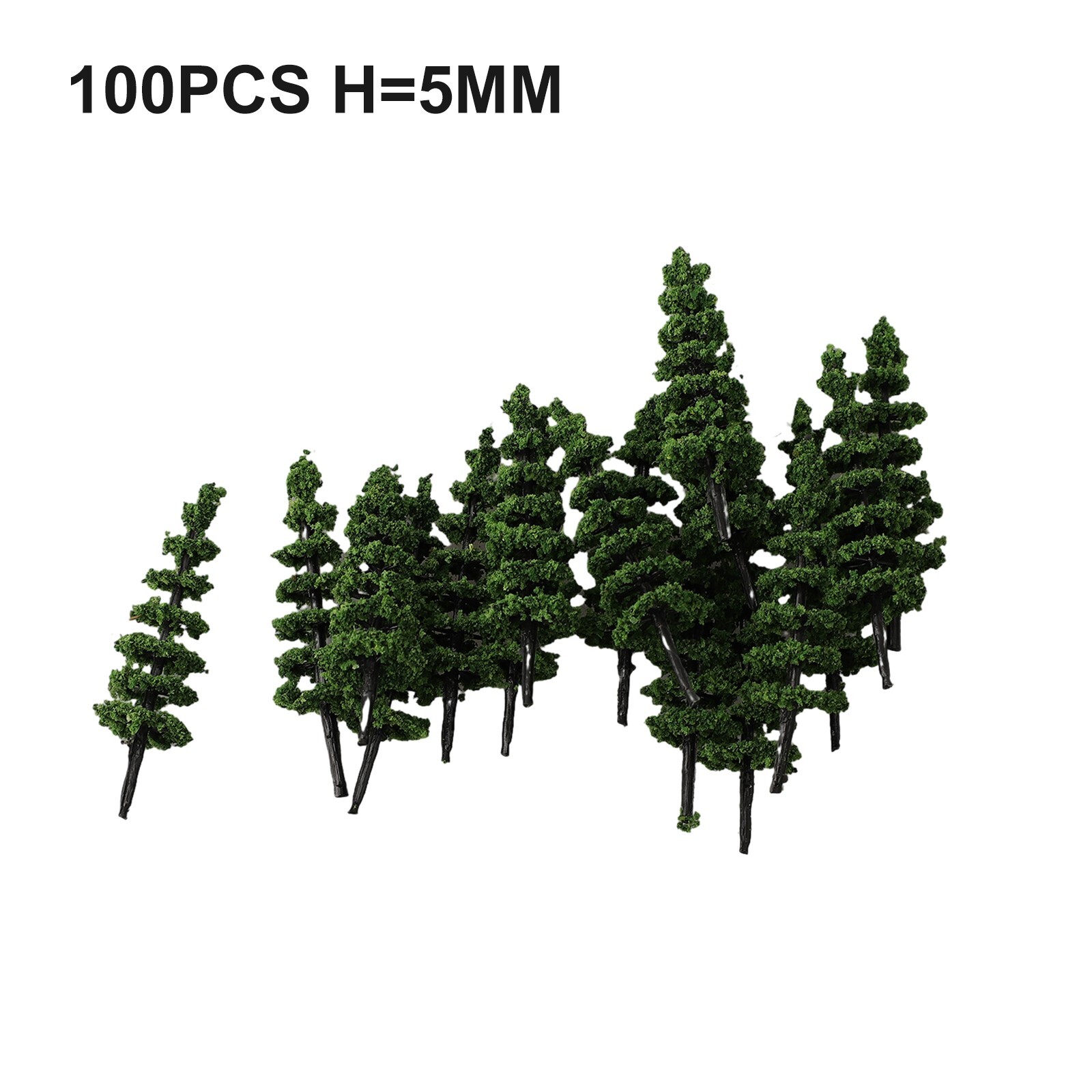Upgrade Your Model Train Layout with 100 Tower Trees DIY Scenery Essentials