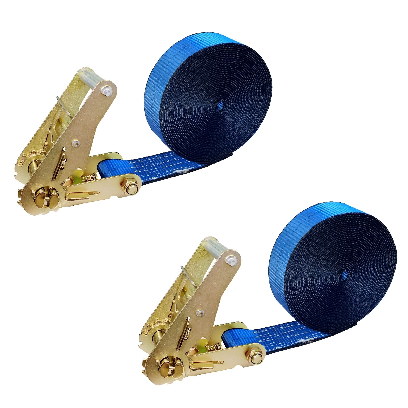 USA 2 Pack 2" x 20' Utility Heavy Duty Motorcycle Endless Ratchet Tie Down Strap