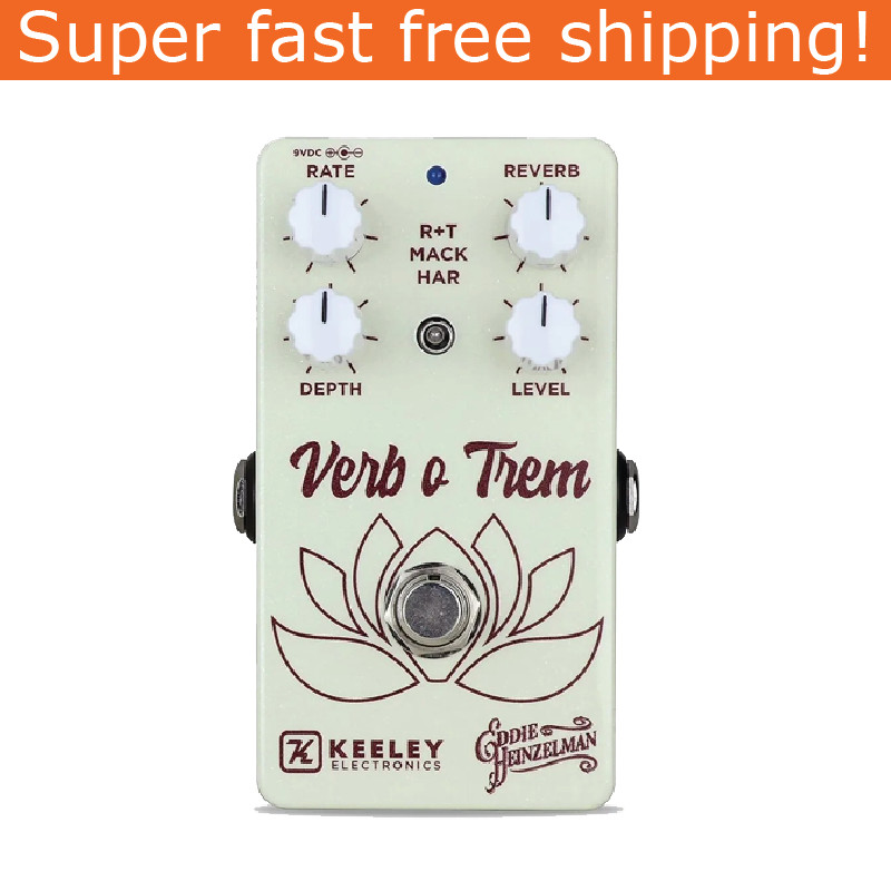 Keeley Verb o Trem Eddie Heinzelman Reverb/Tremolo Pedal - New