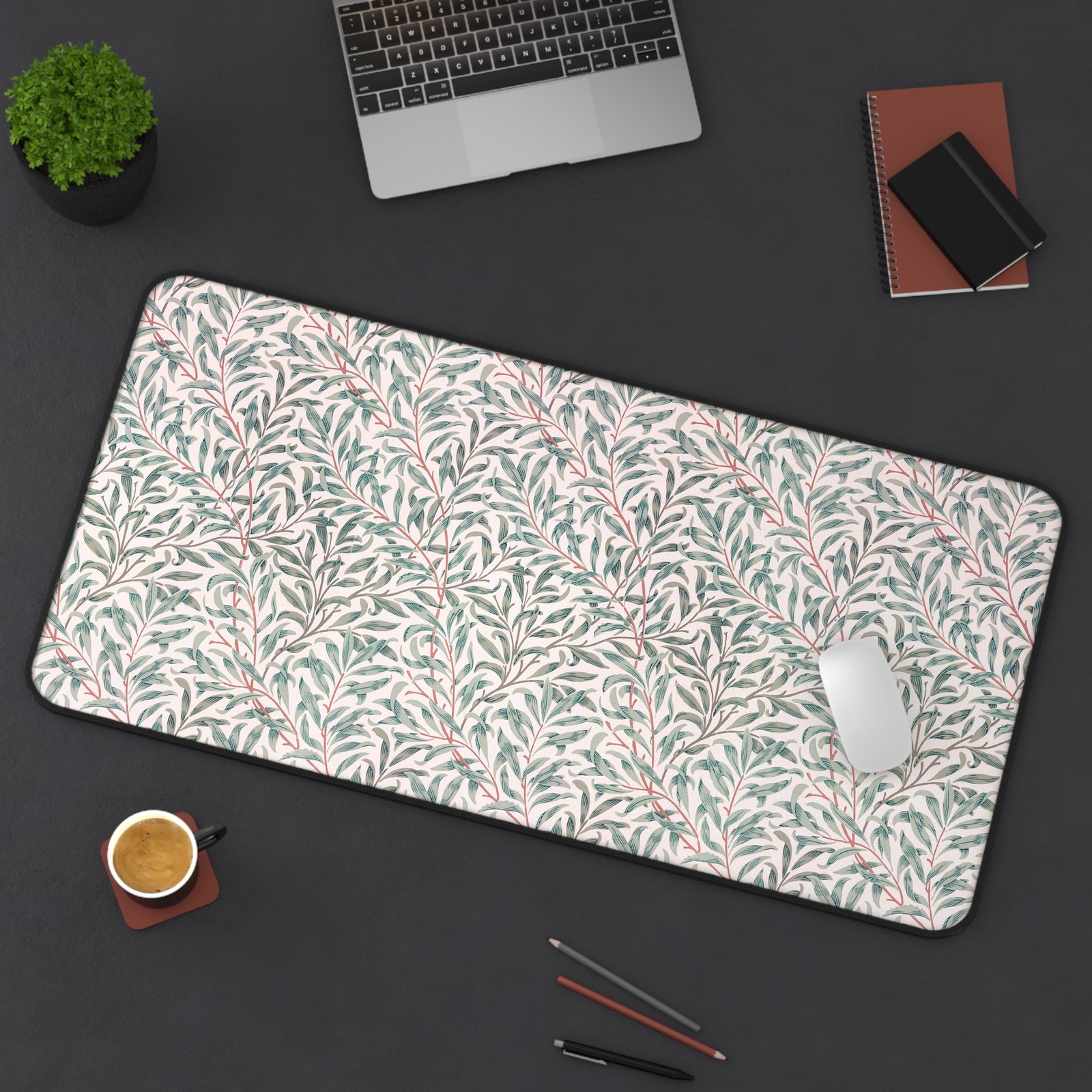 William Morris Willow Bough Elegant Floral Retro Desk Mat Office Decor Mouse Pad