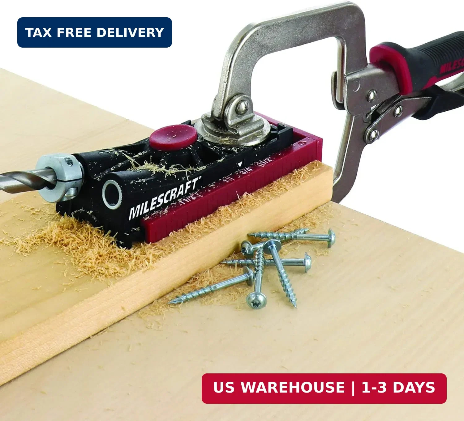Pocket Jig200 Pocket Hole Kit, Red
